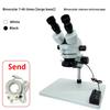 7-45X Binocular Microscope for Mobile Phone Maintenance, Circuit Board Inspection, and Stereo Vision Microscope