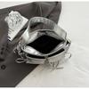Ielgy Sweet Bow Underarm Bag Multi-Pocket One-Shoulder Fashion All-Match Tote Bag