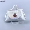 Silver Doll Accessories Handbag For Barbie Doll Leather Mini Bag 1/6 Doll Accessories Purse For Barbie BJD DIY Dollhouse Kid Toy