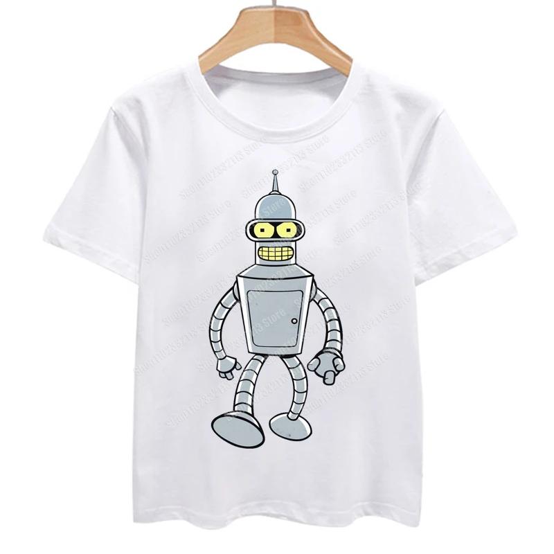 POSTER RETRO GIFT ART UK Streetwear Summer Short-sleev Tee Funny Tshirt KILL ALL HUMANS T SHIRT BENDER ROBOT BEER MOVIE TV TEE Unisex