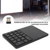 2 in 1 Wireless Number Pad Toucad 22 Keys Wireless  4.2 2.4G Type C Charging 500mAh Battery Numeric Keypad