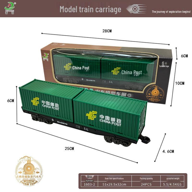 Набор ретро-паровоза - Электрическая игрушка для детей