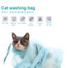 Cat Washing Bag Anti-scratch Mesh Bathing Bag Pet Cleaning Supplies for Bathroom