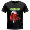 Футболки Invincible для мужчин и женщин, для взрослых, аниме, 100% хлопок, футболка с круглым воротом, коротким рукавом, всесезонные топы