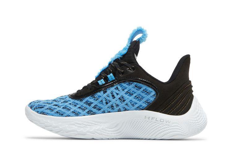 Kids' Sneakers Under Armour Curry Flow 9 Sesame Street Cookie Monster (GS) Viral Blue/Black