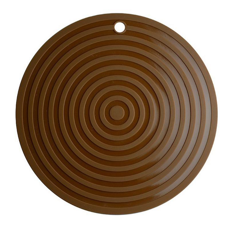 Коврик для индукционной плиты 18 X18x0,35 см, силиконовый, несмываемый, водонепроницаемый, маслостойкий, подставки для стаканов, теплоизоляционный коврик, однотонный