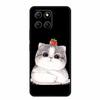 Мультяшный чехол для Honor X7c X8c X8b X5b Plus Play 9A X6b X6c Чехол для телефона X 8 7 6 C Coque Милый Кот Черный Силикон Мягкая Задняя Крышка