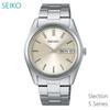 SEIKO SELECTION Мужские часы SBTH007 Серия S, Аналоговые кварцевые, Отображение дня недели и даты, Сапфировое стекло, Водонепроницаемость 10 бар, Сделано в Японии, Оригинальные Серебристо-синие
