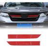Декоративная полоса на переднюю решетку автомобиля для Honda Pilot 2016-2022, Декоративная накладка на центральную решетку переднего бампера из АБС-пластика, Аксессуары