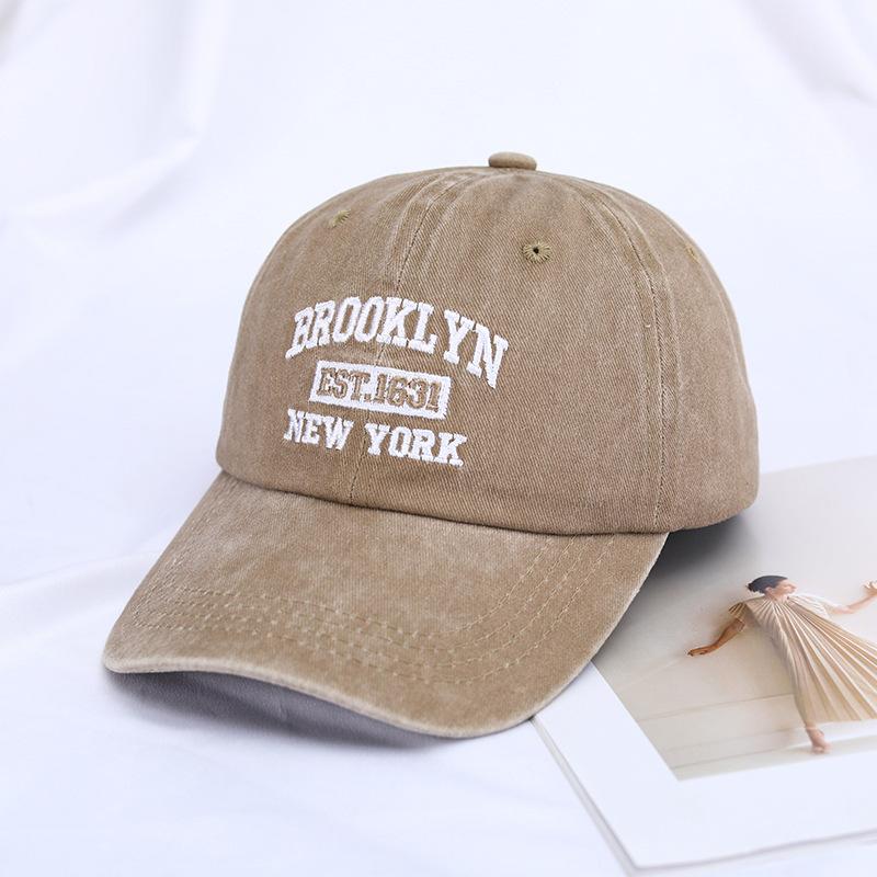 Вышитая вымытая весенняя мужская бейсбольная кепка с принтом «солнце» от Brooklyn, однотонная кепка для женщин, кепка для мальчиков и девочек на открытом воздухе, рыболовная кепка Snapback