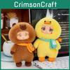 Cartoon Plush Capybara Toys Keychain Silicone Face Children Playroom Decor Doll