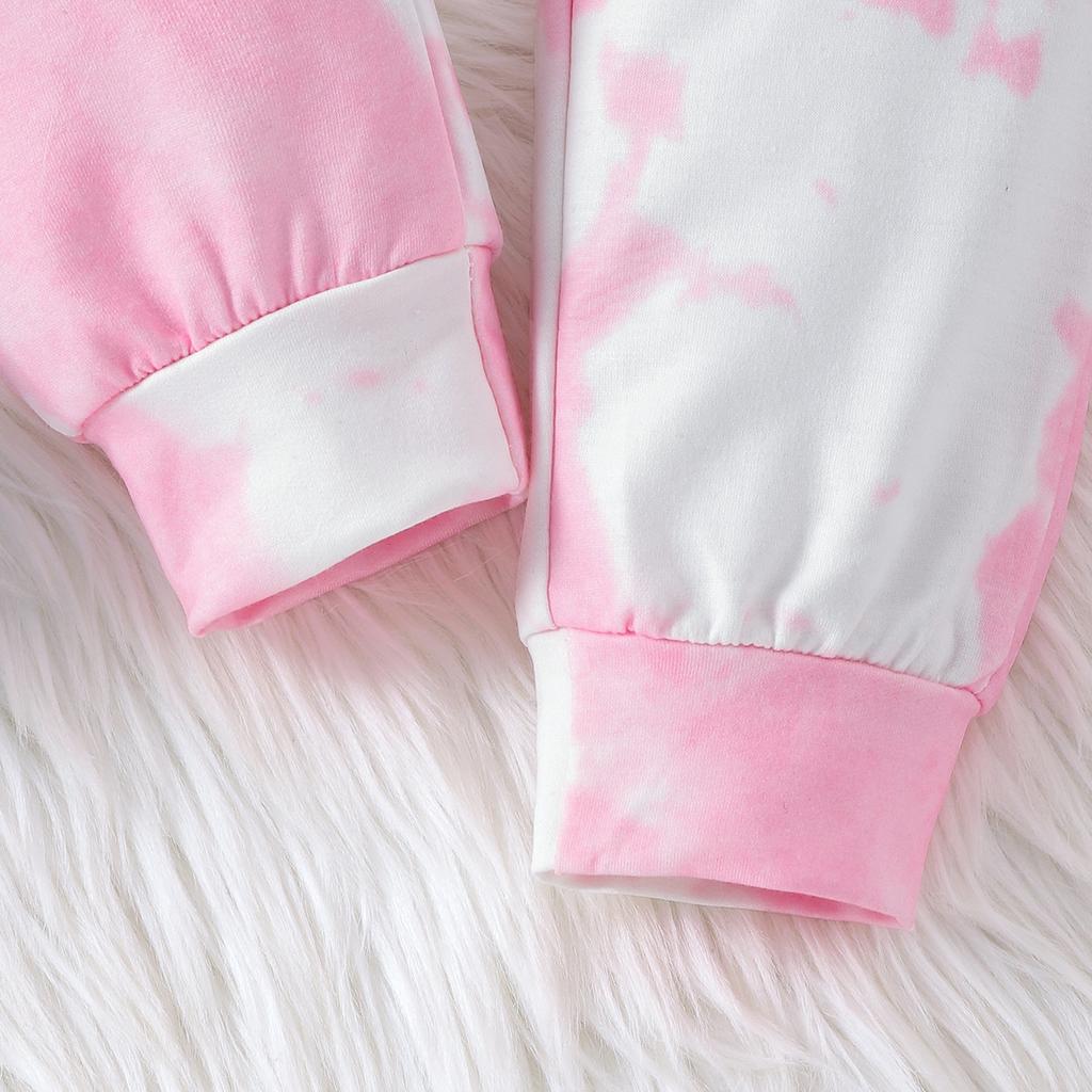 Комплект одежды для девочек, осенне-зимний детский повседневный комплект из трех предметов: толстовка с капюшоном и буквенным принтом + подтяжки + брюки