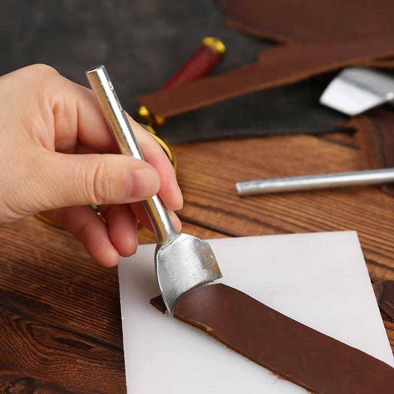 Leather Tool Kit Arc-Shaped Cutter Punch,Leather Craft Tools for Crafting Strap Belt, Wallet and Bag with 12 Sizes (3mm-50mm)
