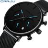 CRRJU-2271 New Six-pin Men's Casual Personality Watch Fashion Popular Men's Watch Student Table
