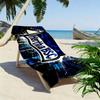 Пляжное полотенце Hertha BSC, Большое, Мягкое, Быстросохнущее, для Пляжа, Кемпинга, Плавания