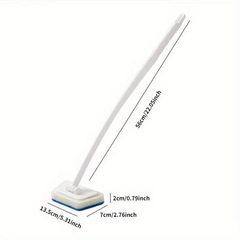 1pc Long Handle Bathroom Wall Brush, Multi-Functional Ceramic Tile, Bathtub, and Floor Cleaner, Removable, Durable, No Battery R