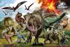 Epoch Jigsaw Puzzle Jurassic World Dinosaur Attack with and Score Ticket 100-Piece (26x38cm) 26-901s Glue, Spatula,
