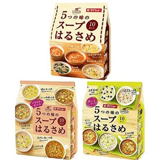 Daisho 5 Flavors Soup Harusame 3 Types Set (Enjoy total 15 flavors)