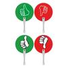 10 Pcs Yes or No Paddles Thumb Up & Down Paddles Teacher Classroom Event Supplies Plastic Auction Paddle Voting Paddle