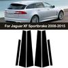 ГОРЯЧАЯ РАСПРОДАЖА 8 шт. Накладки на стойки BC оконных стоек дверей автомобиля, отделка, наклейка из поликарбоната для Jaguar XF Sportbrake 2008-2015