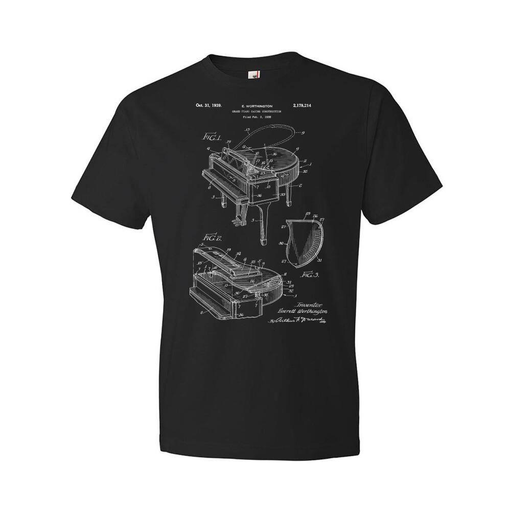 1939 Grand Piano Patent Shirt Musician Gifts Piano Player Gifts Teacher Gifts