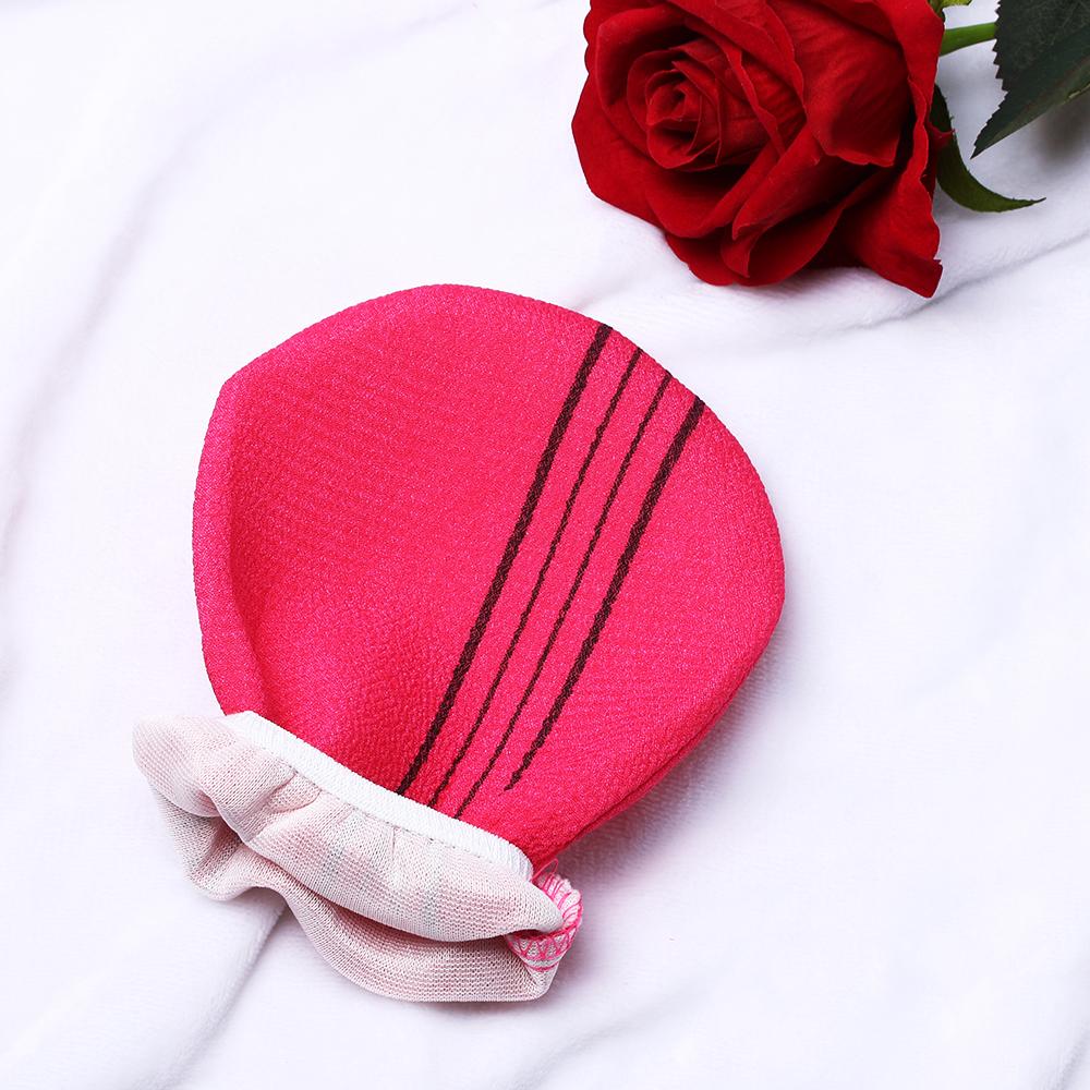 Smooth Skin Cleaner Viscose Fiber Shower Scrubber Bath Glove Body Rub Exfoliating Towel
