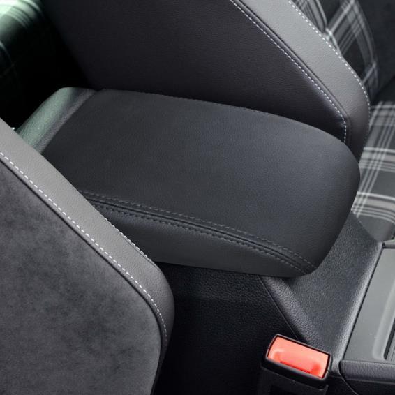For VW Golf 7 2012 2013 2014 2015 2016 2017 2018 zied Microfibre Leather Center Armrest protect Cover car interior