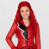 Synthetic Hair Fantasy Villain Heir Rebel Princess Descendants Wicked Wonderland Braided Long Wavy Cosplay Wig for Halloween