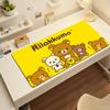 Коврик для мыши Rilakkuma Bear  Нескользящий с блокирующим краем DeskMat Аксессуары для ПК Ноутбука Резиновый Офисный Клавиатура Большой Игровой XXL ковер