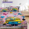 Minion Balloon Celebration Bedding 1 Duvet Cover 2 Pillowcase Without Core Bedding Set Christmas Birthday Gift Duvet Cover And Pillowcase