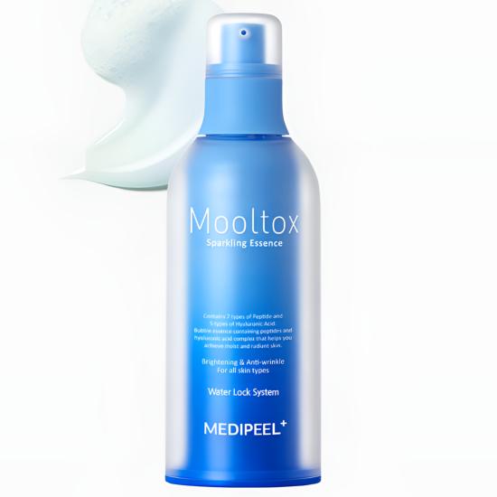 MEDI-PEEL Aqua Mooltox Sparkling Essence Hydrating Korean Skincare 100ml x2