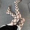 Kave Супер Сексуальные Колготки в Крупную Сетку С Вырезами для Женщин Панк Стиль Девушки Y2K Боди Чулки Колготки Нижнее Белье Чулки