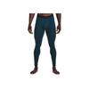 Under Armour Rush ColdGear Compression Training Leggings Men Bottoms Blue 1366060-413