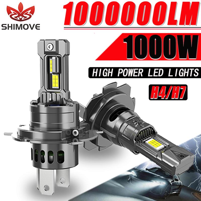 H7 H4 LED Headlamp Head for Car 1000000LM Canbus Auto Motorcycle Headlight Bulbs High Power Spotlights Lamp Fog Lights 12V 24V