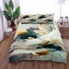 Japanese Crane Duvet Cover Set King Queen Double Full Twin Single Size Bed Linen Set