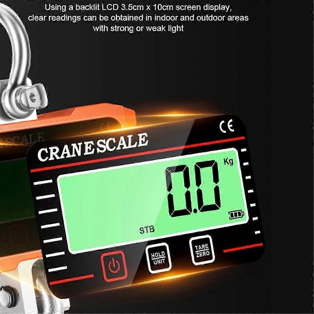 LCD crane scale 2000KG industrial heavy duty weighing balance