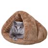 Cat Kennel Pet Kennel Winter Warm Pet Mat Arctic Velvet Semi-enclosed Kennel Cat Supplies Bed Small and Medium-sized Dogs