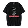 Retro Rock Band T-Shirt R-radiohead Men T-shirts Hip Hop The Bends Music Album Print Tee Shirt Oversize Top Daily Streetwear Tee