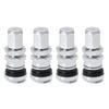 4pcs / Set Universal Motorcycle Car Wheel Tubeless Tire Valve Air Caps for Tire Valve Stem Aluminum Metal Air Valve Stem