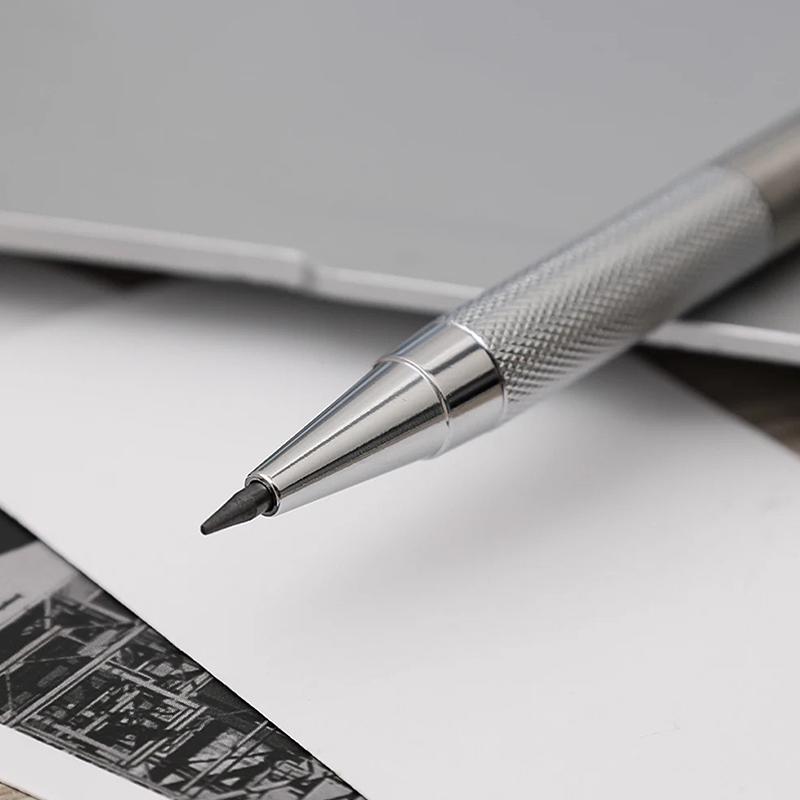 2B металлический механический карандаш 0,5/0,7/0,9/1,3/2,0 мм автоматическая ручка художественный карандаш для рисования офис школьные принадлежности канцелярские принадлежности