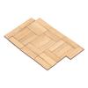 24pcs Dollhouse Floorboard Bamboo Rectangular Elegant Dollhouse Miniature Flooring Decoration