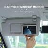 LED Illuminated Car Visor Beauty Mirror, Touch-Activated Makeup Vanity for Vehicle Interior