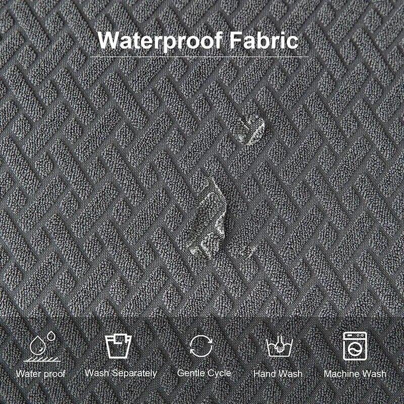 Новый настоящий водонепроницаемый чехол на стул, эластичные чехлы на стулья для столовой, дешевые моющиеся жаккардовые чехлы на стул для дома, отеля, кухни