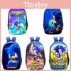 Детский рюкзак Sonic The Hedgehog 2 для школы, путешествий, красочный рисунок, дизайн унисекс
