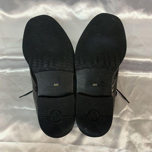 Regal Wingtip Leather Dress Shoes Black 25.5 EEEE(USED)