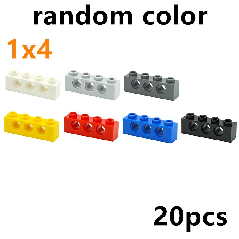 Технические строительные блоки с отверстием, объемные толстые кирпичи, комбинация с шипами, длинная балка, L-образные игрушки, высокотехнологичные детали 87087 3701 3703