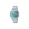 Casio Индивидуальные часы, модифицированная серия, желтое зеркало, серебристый пластиковый корпус, водозащита для жизни, модный тренд A168WEM-2, модифицированные-Серебристые A168WEM-2