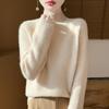 Women Sweater 100% Wool TIDENOVEL Turtleneck Knit Pullover Thick Winter Jumpers Female Knit Tops