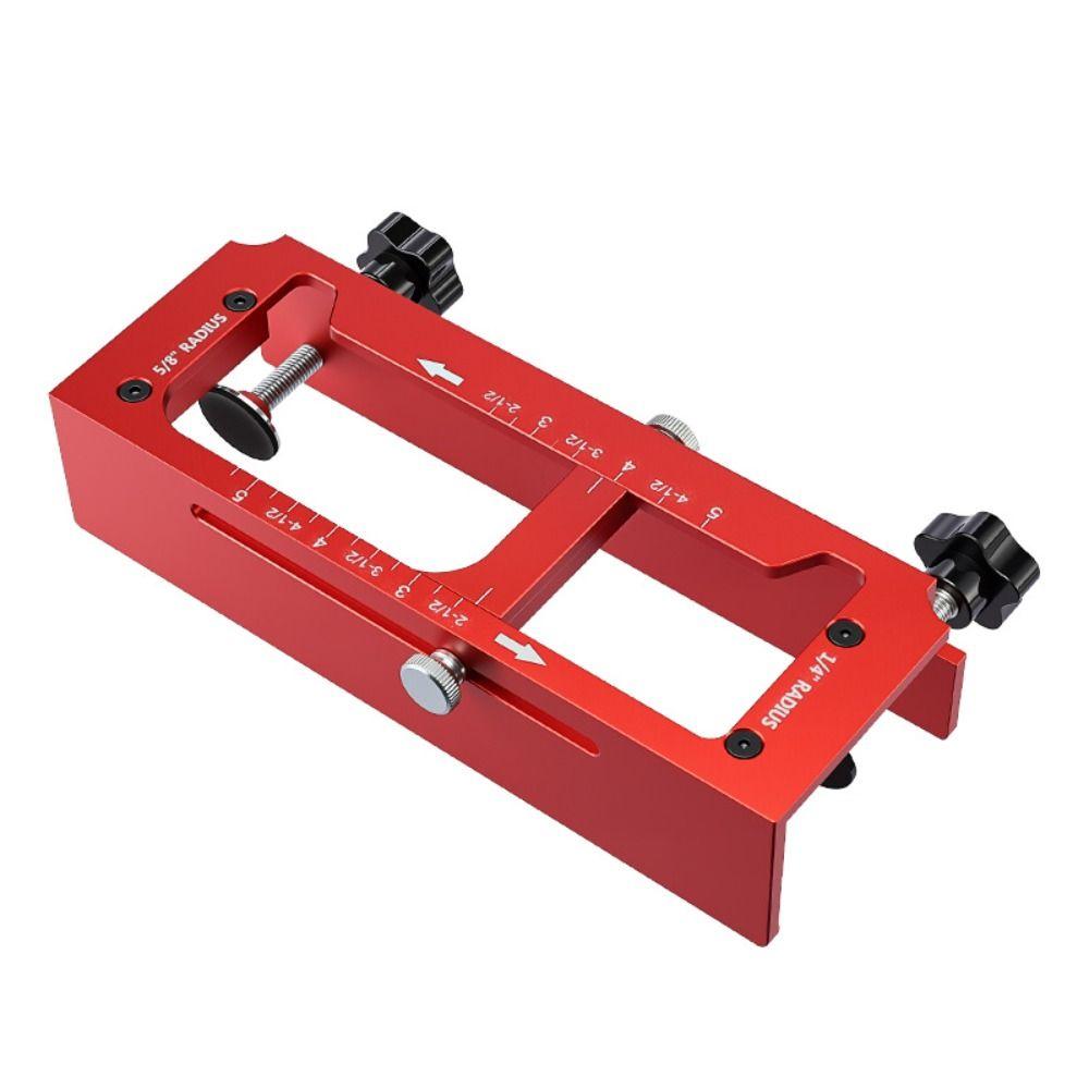 High Accuracy Door Hinge Jig Aluminum Zinc Zinc Alloy Door Hinge Template Kit Woodworking Installation