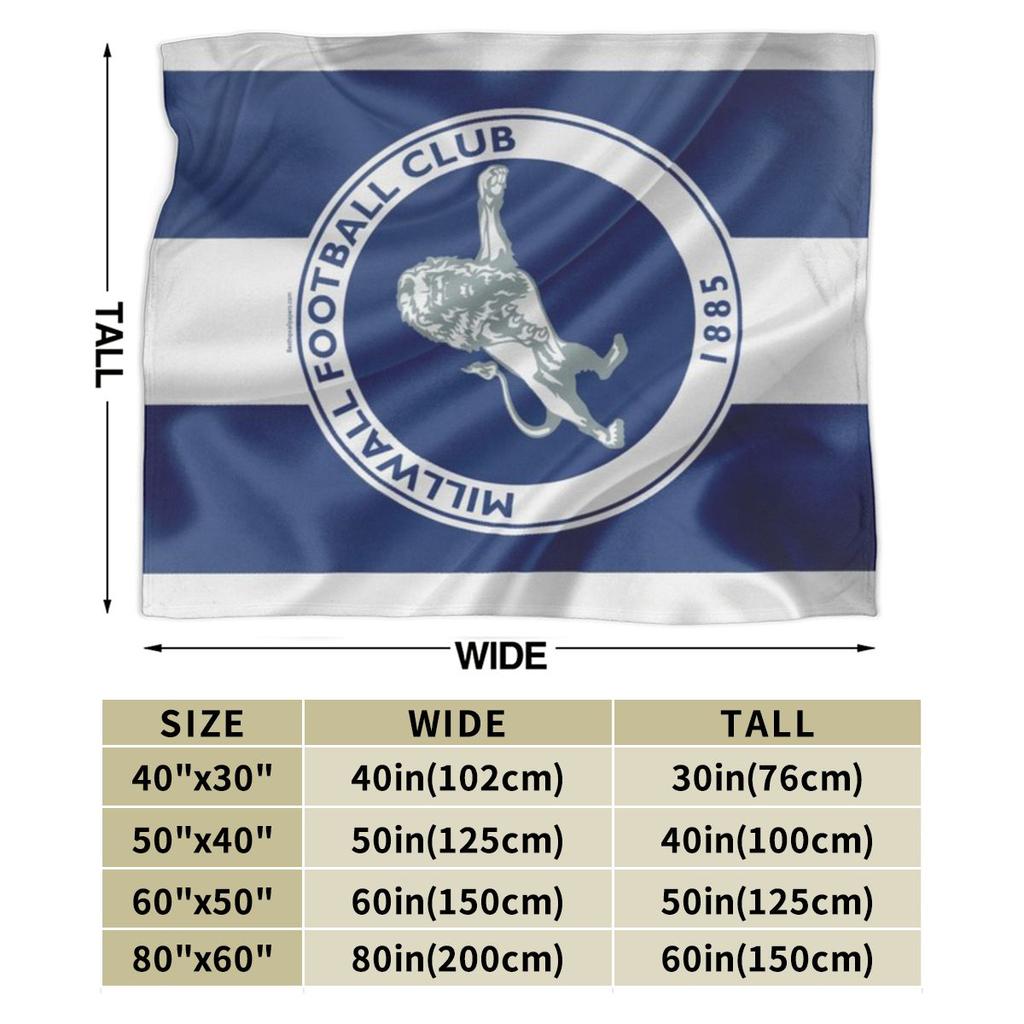 MILLWALL FBC Custom Warm Gift An UltraSoft Micro Fleece Blanket
